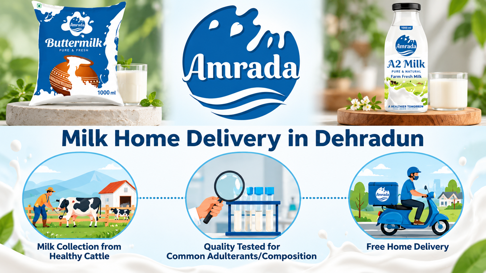 Milk Home Delivery in Dehradun