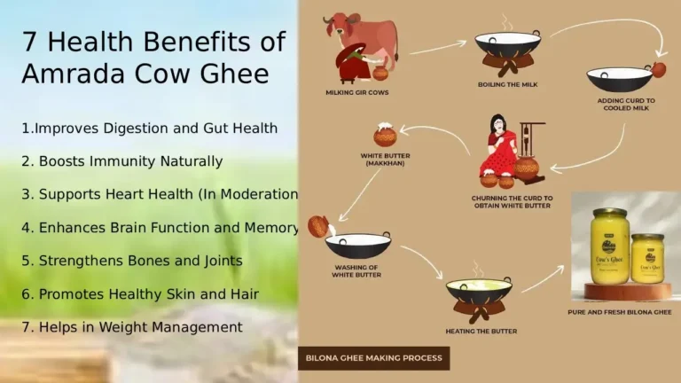 7 Health Benefits of Amrada Cow Ghee