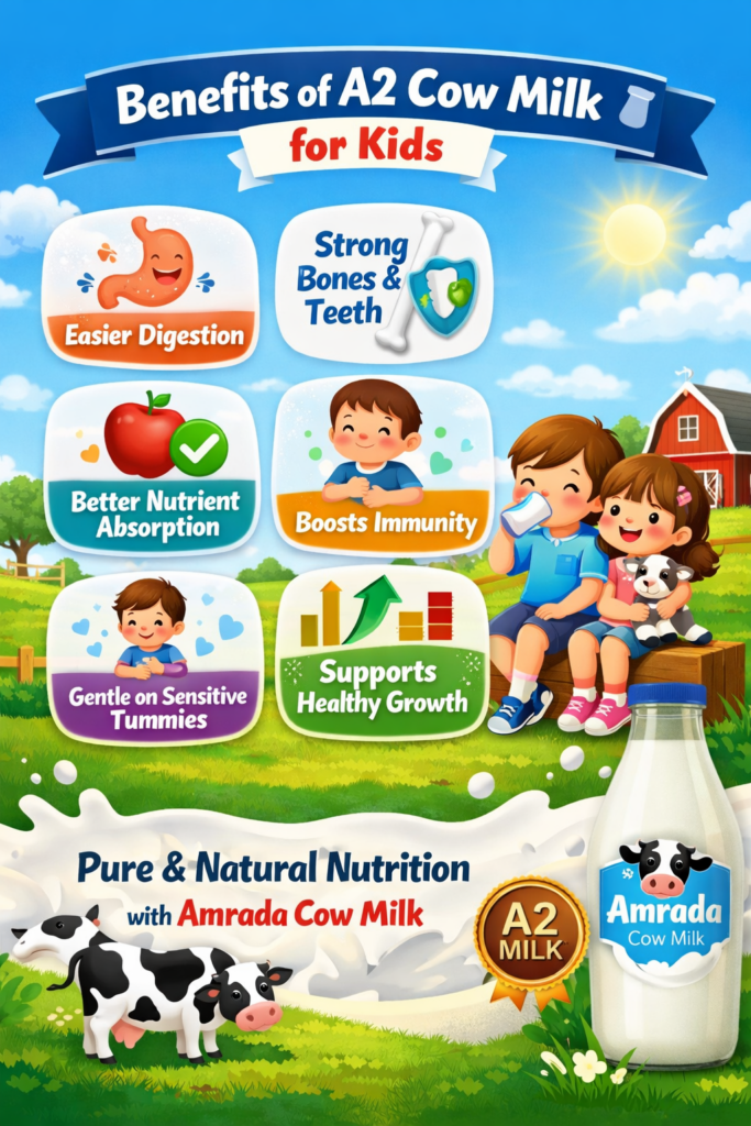Benefits of A2 Cow Milk for Kids