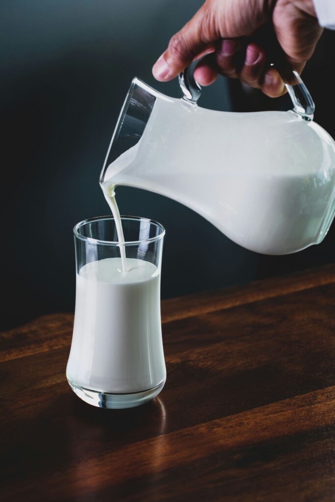 Family enjoying fresh A2 milk delivered by Amrada